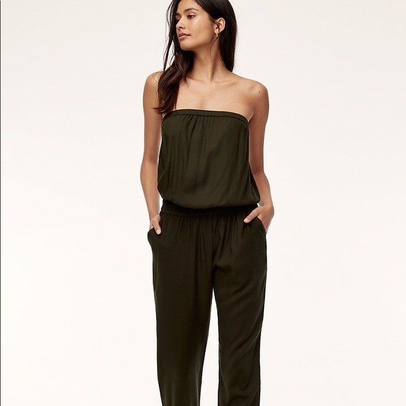 aritzia strapless jumpsuit